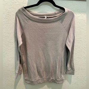 Cream Off-Shoulder Sweater